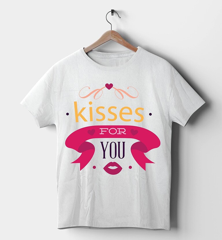 Camiseta Kisses For You – Imagen de producto