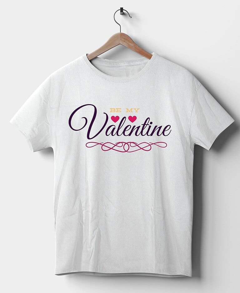 Camiseta Be My Valentine – Imagen de producto