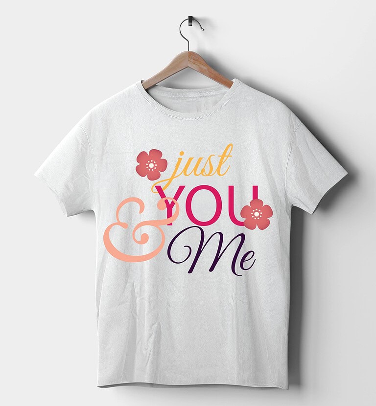 Camiseta Just You and Me – Imagen de producto
