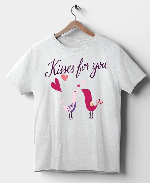 Camiseta Birds Kisses for you