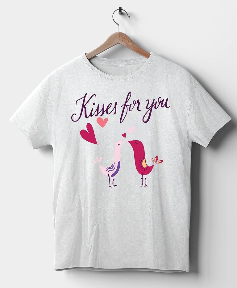 Camiseta Birds Kisses for you – Imagen de producto