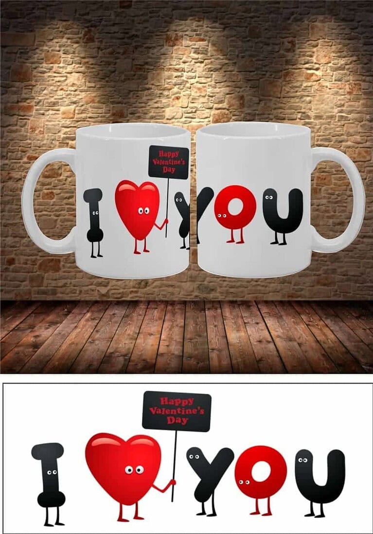 Taza I love U – Imagen de producto