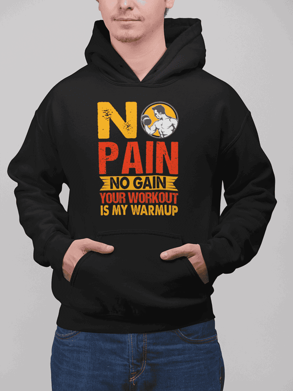 Sudadera No pain No gain (1) - Imagen 4