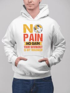 Sudadera No pain No gain (1) – Imagen de producto