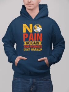 Sudadera No pain No gain (1) – Imagen de producto
