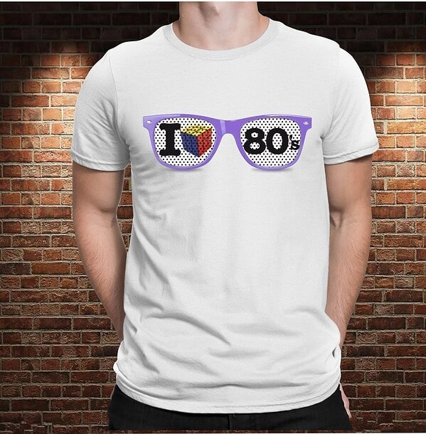 Camiseta Gafas 80´s - Imagen 4