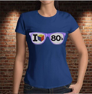 Camiseta Gafas 80´s – Imagen de producto