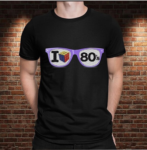 Camiseta Gafas 80´s