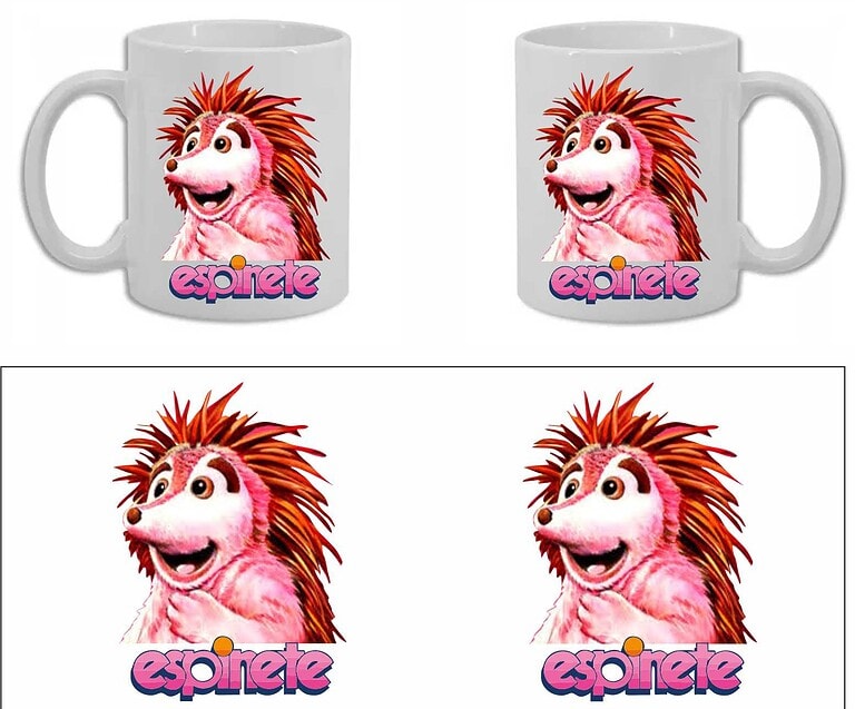 Taza erizo rosa – Imagen de producto