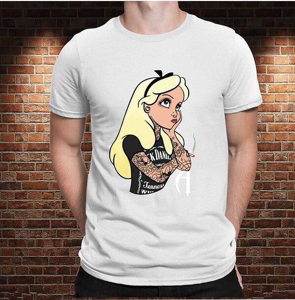 Camiseta Alicia Gótica - Imagen 4