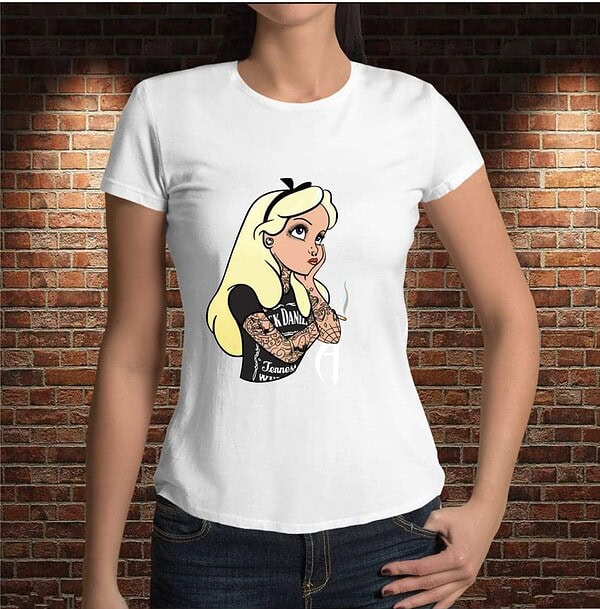Camiseta Alicia Gótica - Imagen 6