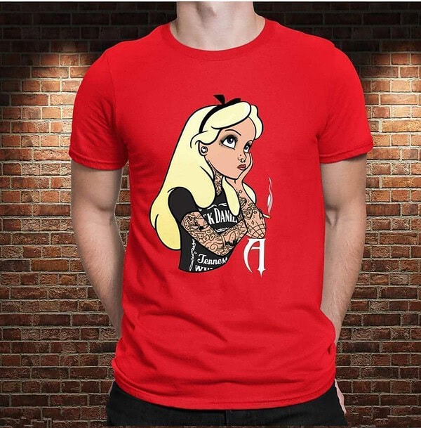 Camiseta Alicia Gótica - Imagen 2