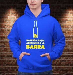 Sudadera Batería baja – Imagen de producto