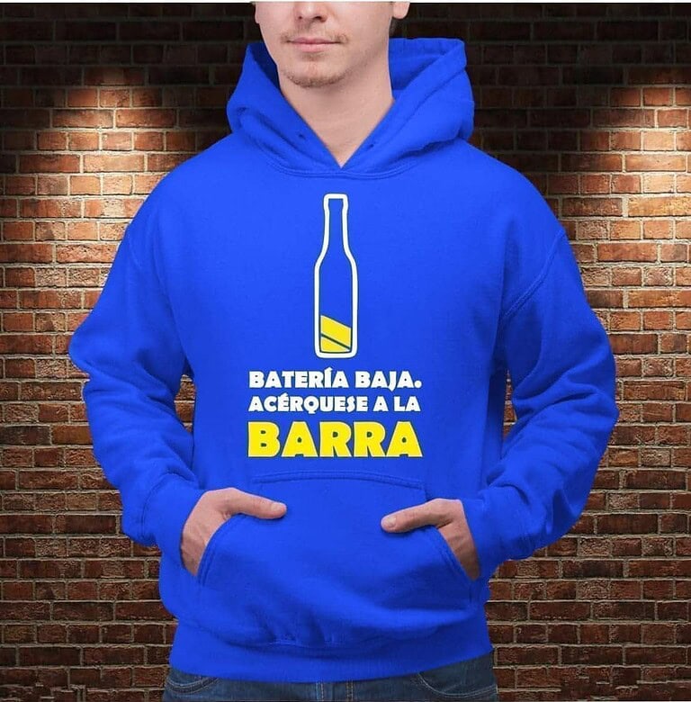 Sudadera Batería baja – Imagen de producto