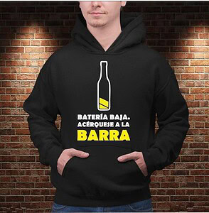 Sudadera Batería baja – Imagen de producto