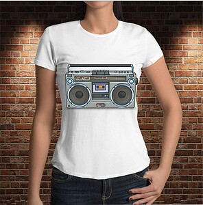 Camiseta Radio Cassette – Imagen de producto