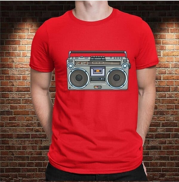 Camiseta Radio Cassette - Imagen 2