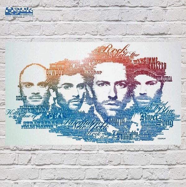 Póster Grupo Pop británico