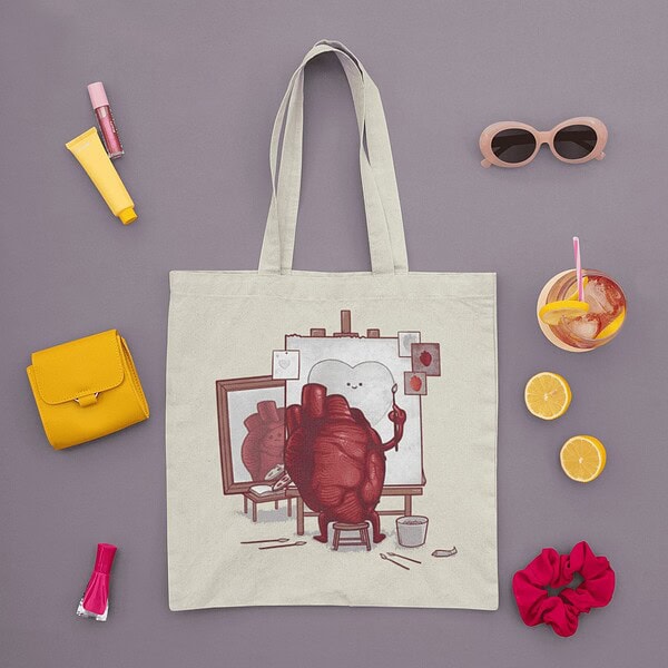 Bolsa Corazón Pintor