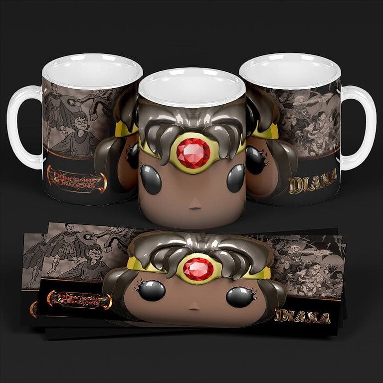 Taza 3D Diana – Imagen de producto