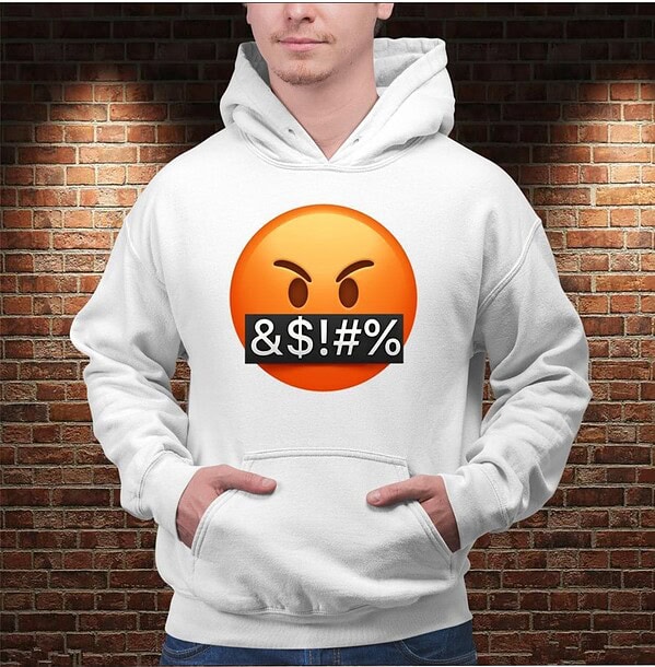 Sudadera Emoji Cabreado