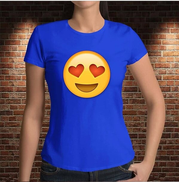 Camiseta Emoji Enamorado - Imagen 5