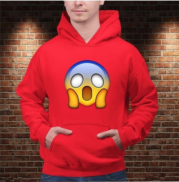 Sudadera Emoji En Pánico - Imagen 2