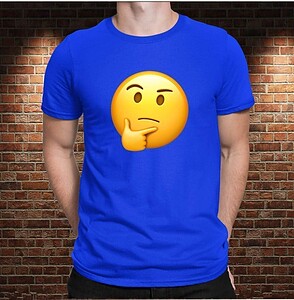 Camiseta Emoji Pensativo – Imagen de producto