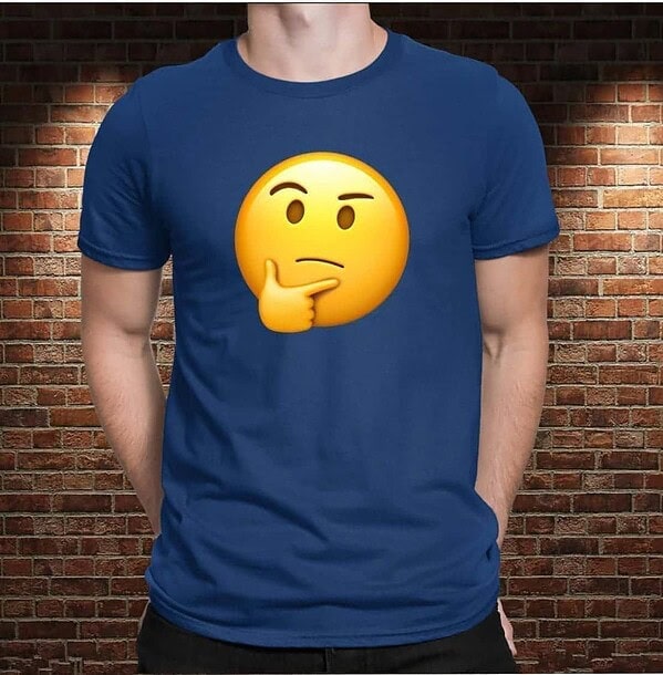 Camiseta Emoji Pensativo - Imagen 4