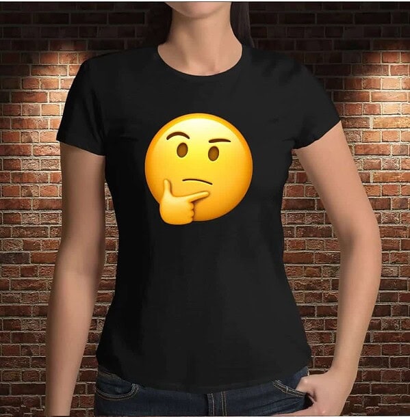 Camiseta Emoji Pensativo - Imagen 3