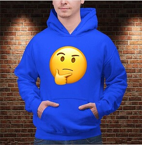 Sudadera Emoji Pensativo – Imagen de producto