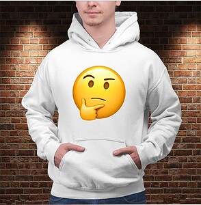 Sudadera Emoji Pensativo – Imagen de producto