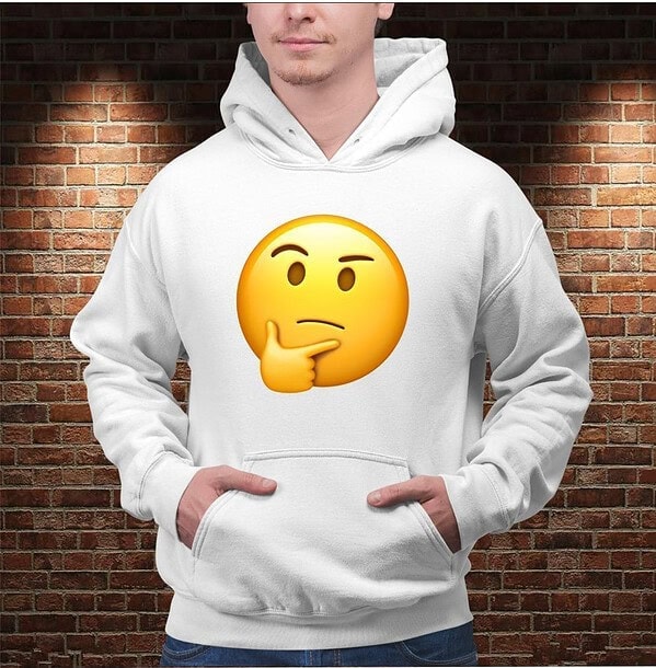 Sudadera Emoji Pensativo - Imagen 3