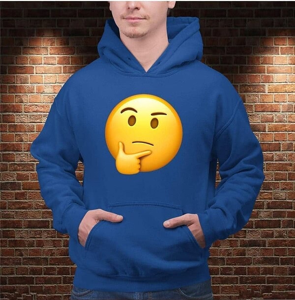 Sudadera Emoji Pensativo - Imagen 4