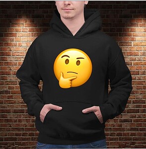 Sudadera Emoji Pensativo – Imagen de producto
