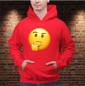 Sudadera Emoji Pensativo – Imagen de producto