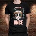 Camiseta Gato Divertido