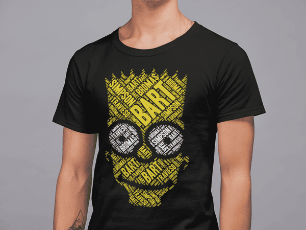 Camiseta Letters Yellow