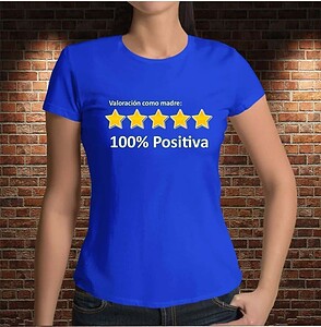 Camiseta Mamá 100% Positiva – Imagen de producto