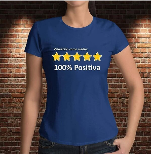 Camiseta Mamá 100% Positiva - Imagen 7