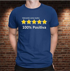 Camiseta Mamá 100% Positiva – Imagen de producto