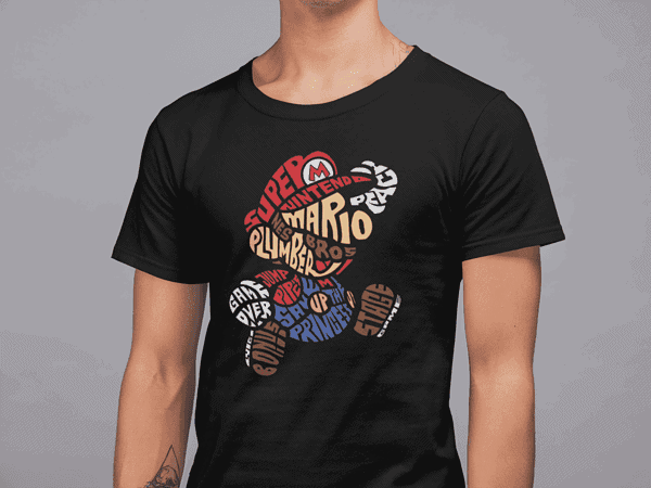 Camiseta Letters Plumber 2.0