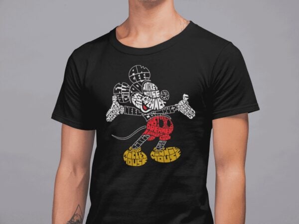 Camiseta Letters Mouse