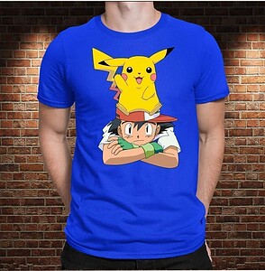 Camiseta Ash y Pika. 2 – Imagen de producto