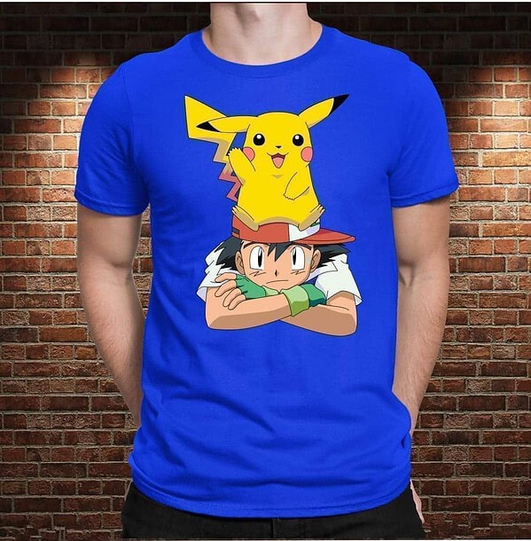 Camiseta Ash y Pika. 2 - Imagen 3