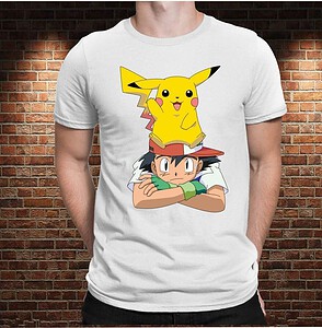 Camiseta Ash y Pika. 2 – Imagen de producto