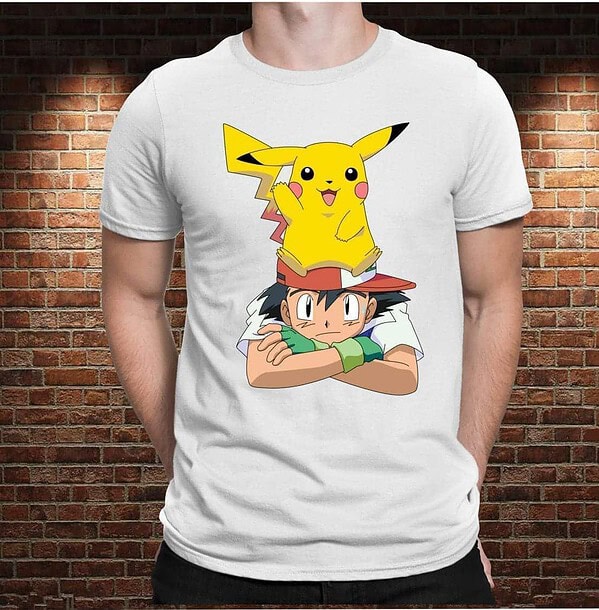 Camiseta Ash y Pika. 2 - Imagen 4