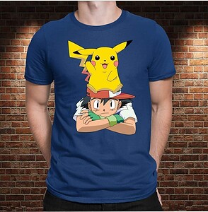 Camiseta Ash y Pika. 2 – Imagen de producto