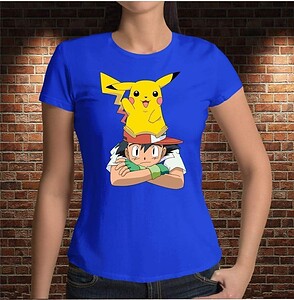 Camiseta Ash y Pika. 2 – Imagen de producto