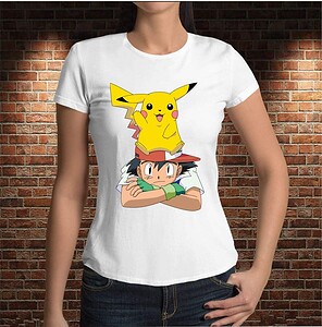 Camiseta Ash y Pika. 2 – Imagen de producto